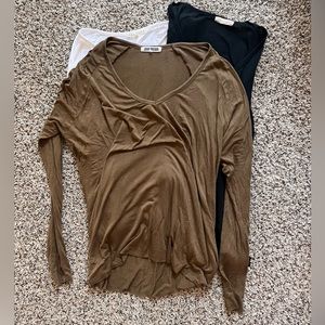 3x Joah Brown long sleeve tops